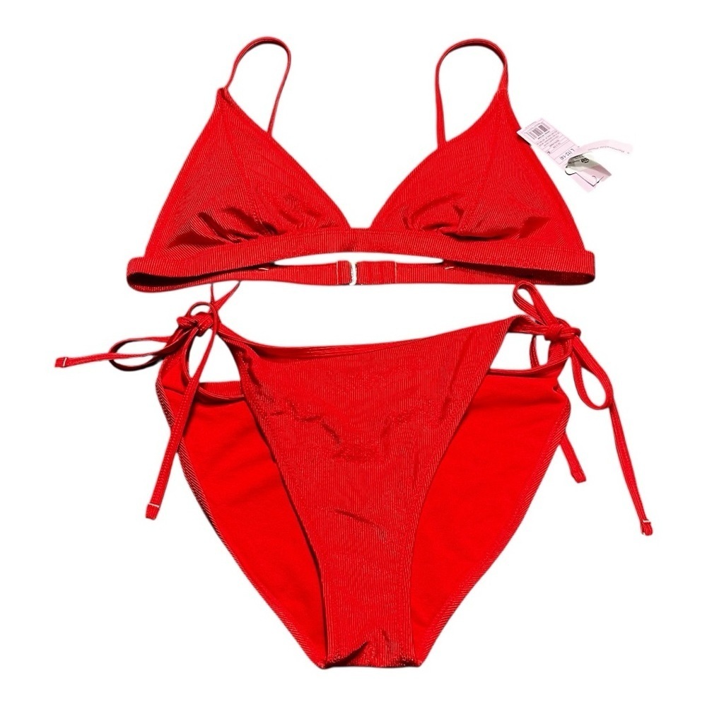 🌸2/$20 NWT Wild Fable Red Bikini Set Both Size L